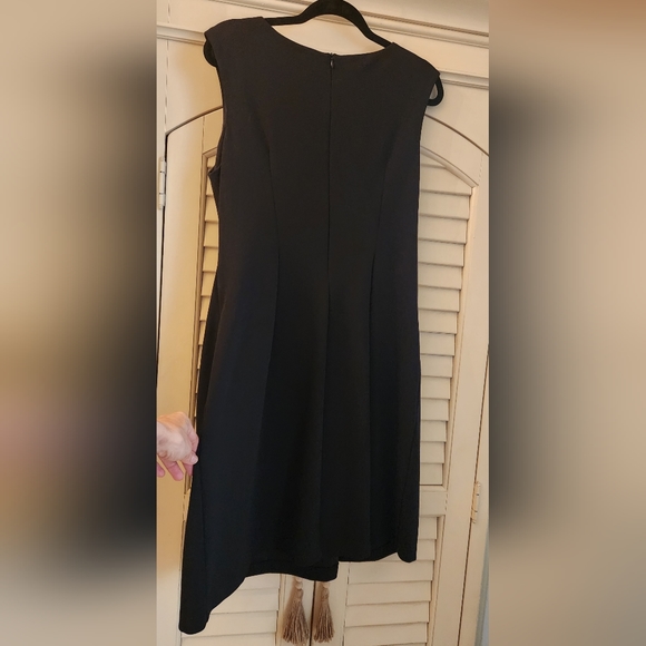 Festive,  Sexy, Lil Black Dress by Connected Apparel, Sz 12 - Picture 9 of 16
